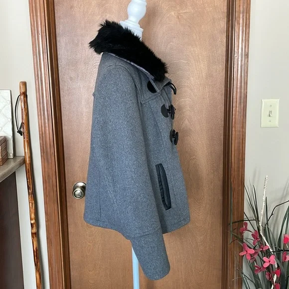 Cozy Gray Wool Jacket by Express - Picture 14 of 17